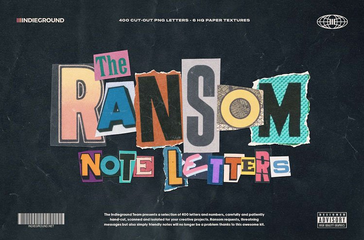 Ransom Note Letters