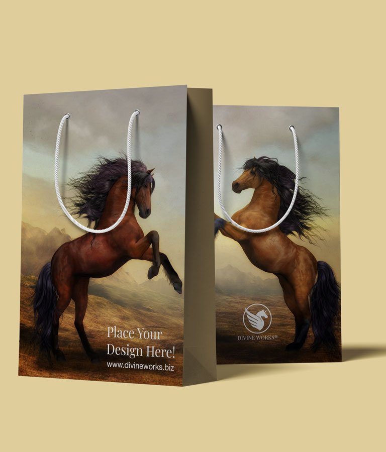 Download Free Shopping Bags Mockup by Divine Works