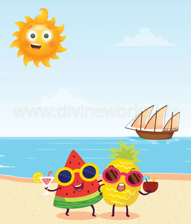 Download Free Summer Illustration by Divine Works