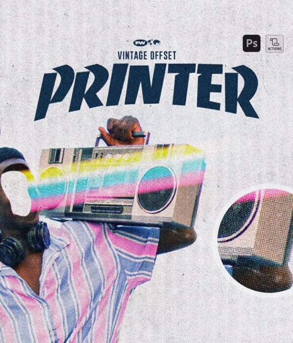 Vintage Offset Printer