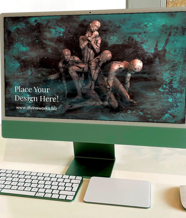 Download Free iMac 24 Inch Mockup by Divine Works