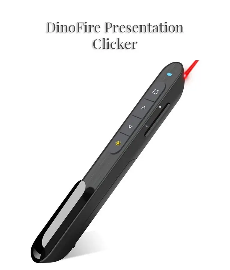 DinoFire Presentation Clicker