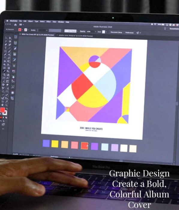 Graphic Design Create a Bold, Colorful Album Cover