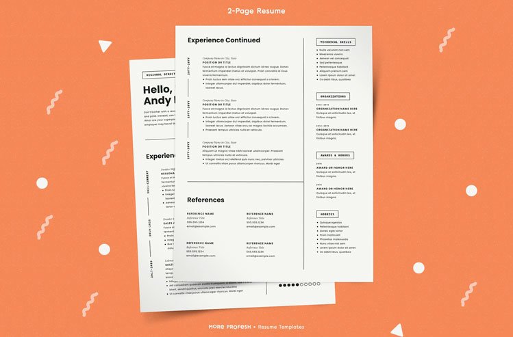 Modern Resume Template CV