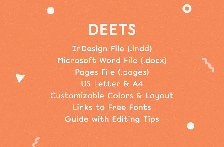 Modern Resume Template CV