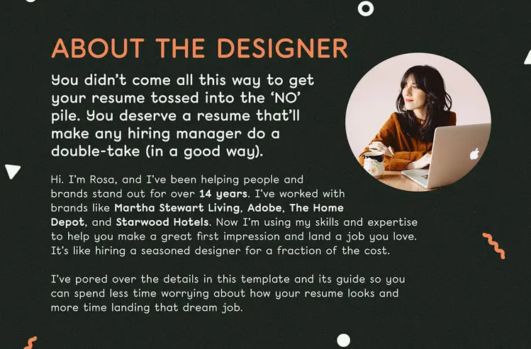 Modern Resume Template CV