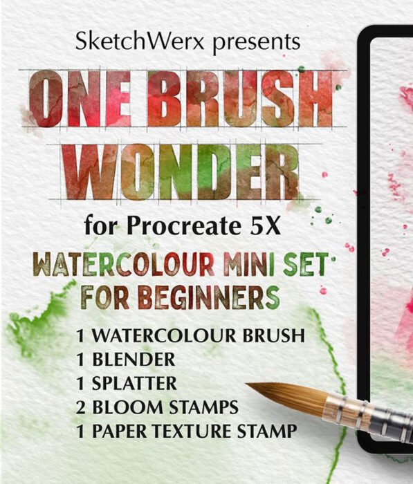 One Brush Wonder Watercolour