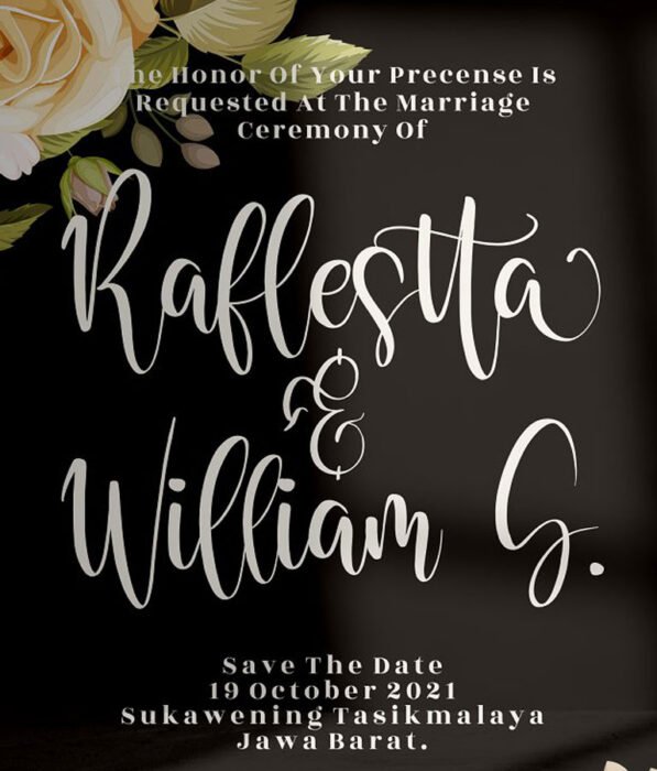 Raflestta Elisha Beautiful Script Font