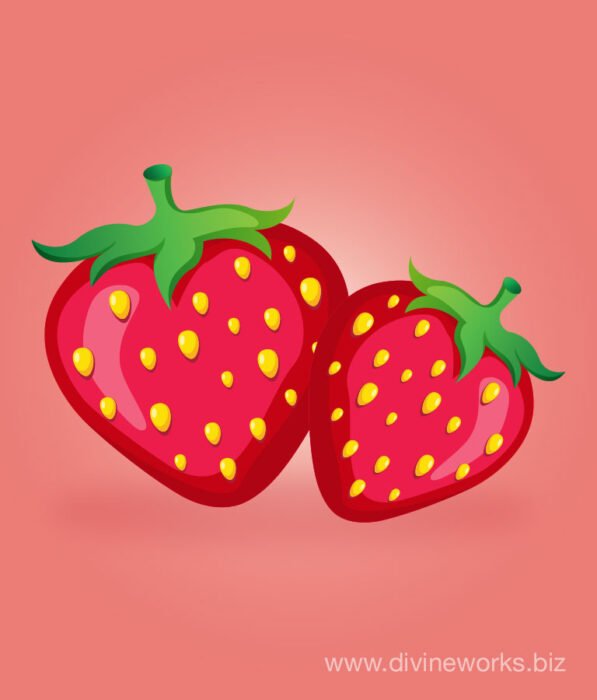 Strawberry Fruit Vector Illustration