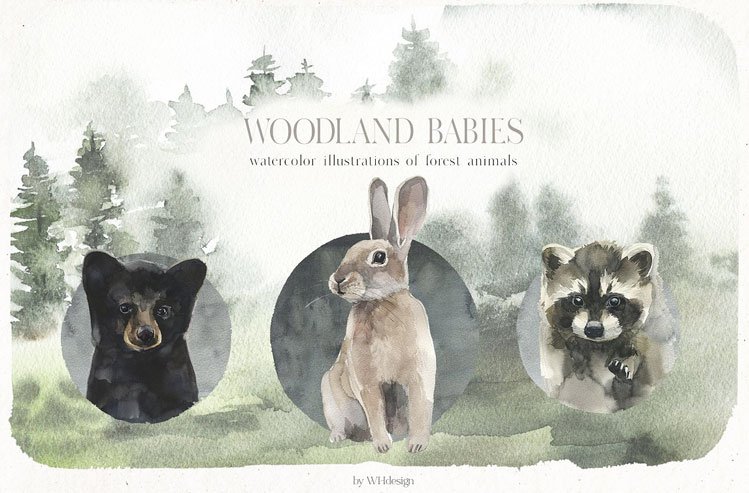 Watercolor Floral Bundle 90 in1