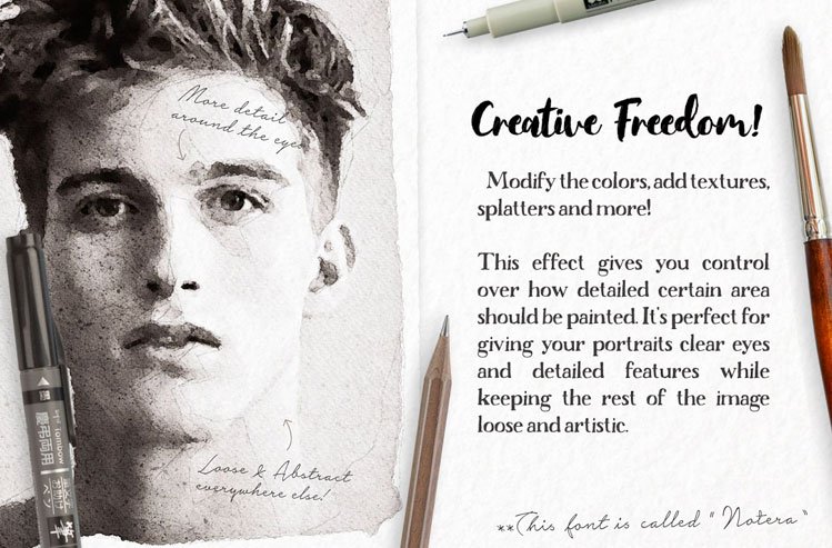 Watercolor Portrait Effect PRO