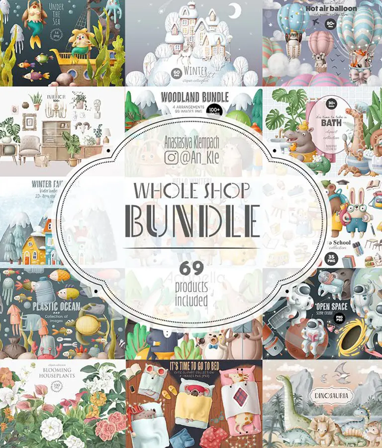 Whole shop bundle 3700+