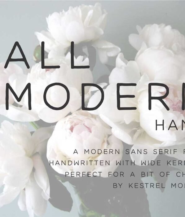 All Modern Hand Font