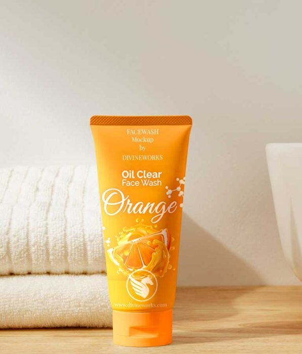 Face Wash Mockup PSD free Download