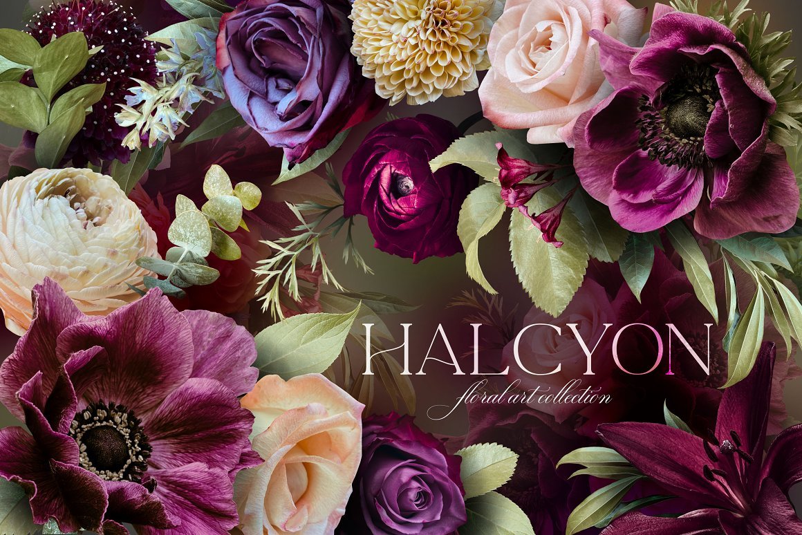 Halcyon Floral Art Collection