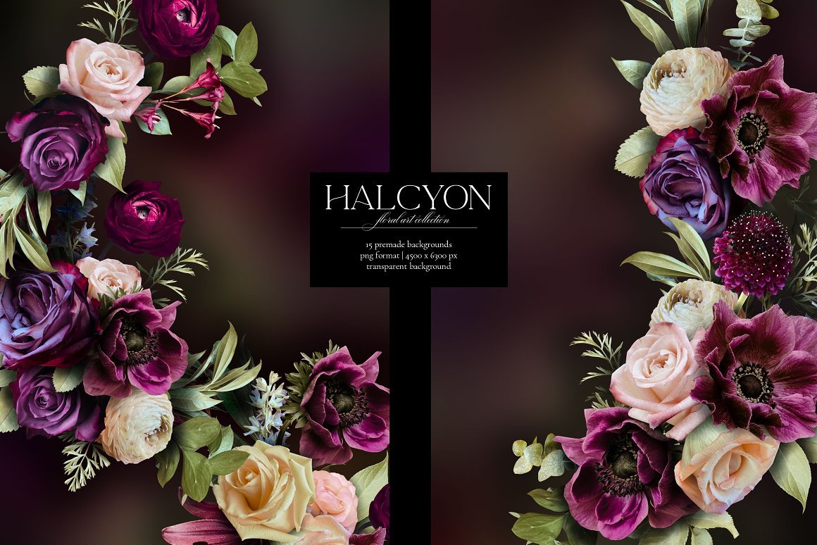 Halcyon Floral Art Collection