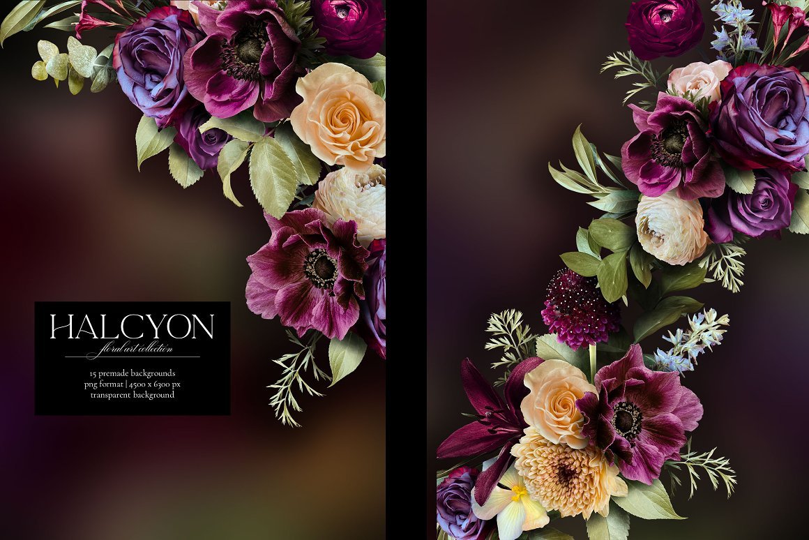 Halcyon Floral Art Collection