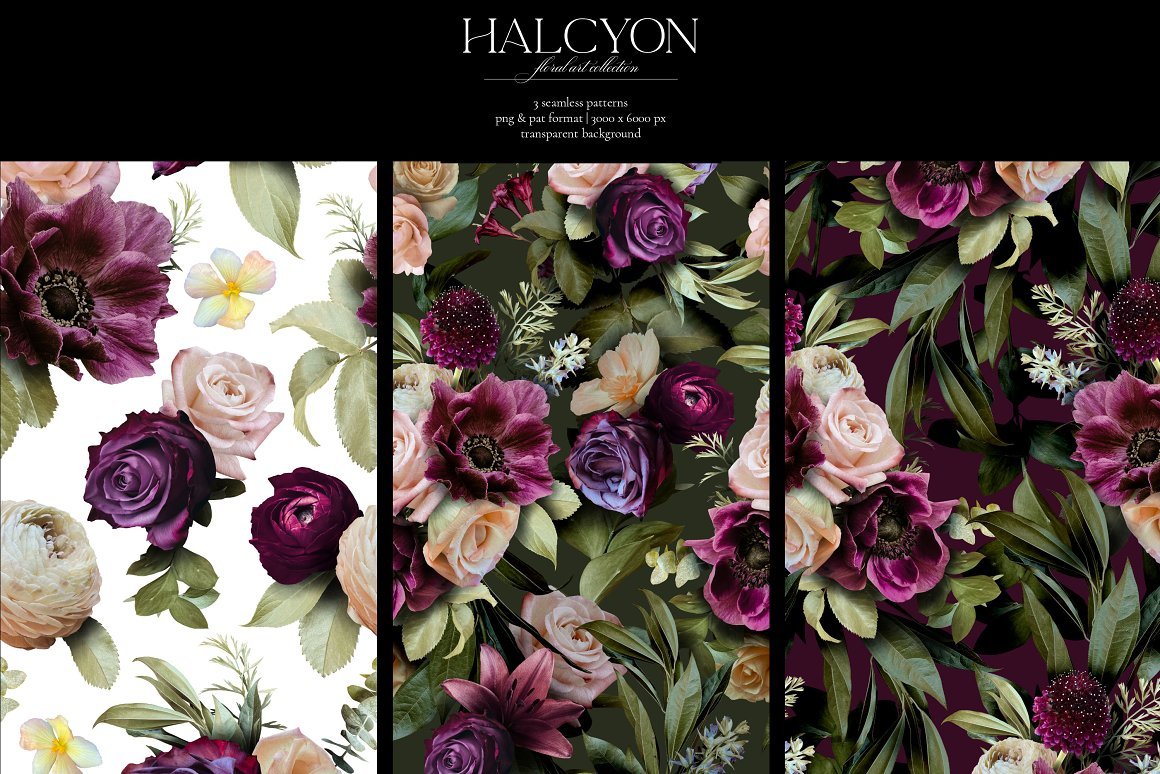 Halcyon Floral Art Collection