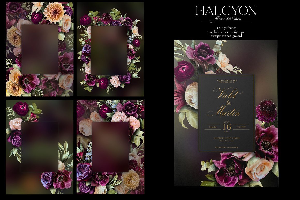 Halcyon Floral Art Collection