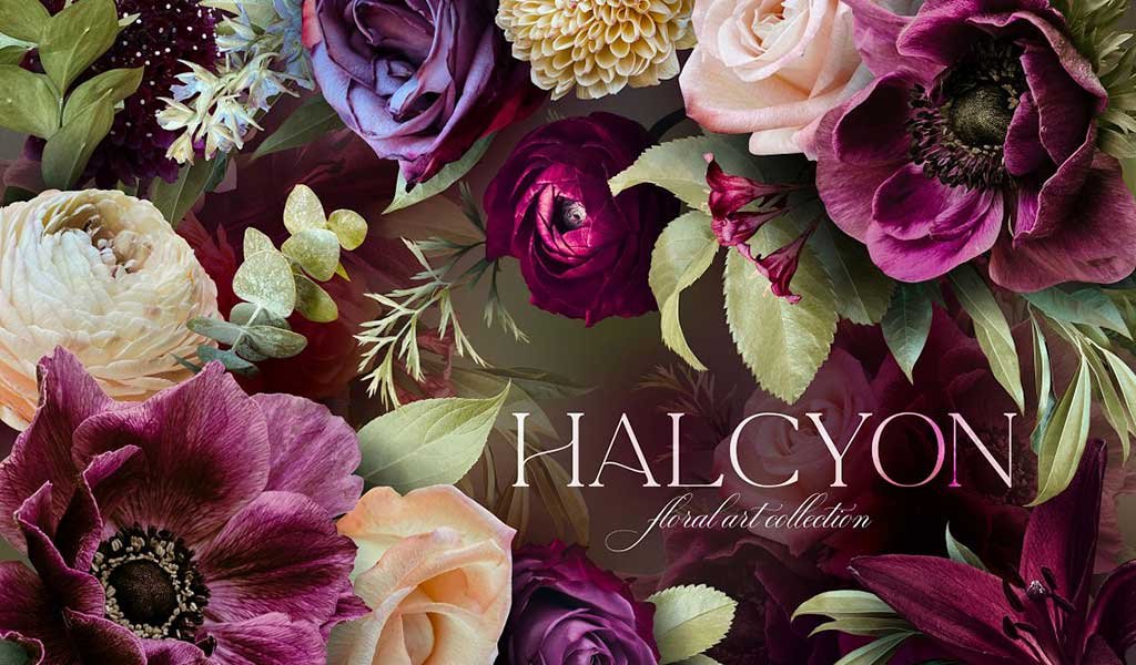 Halcyon Floral Art Collection