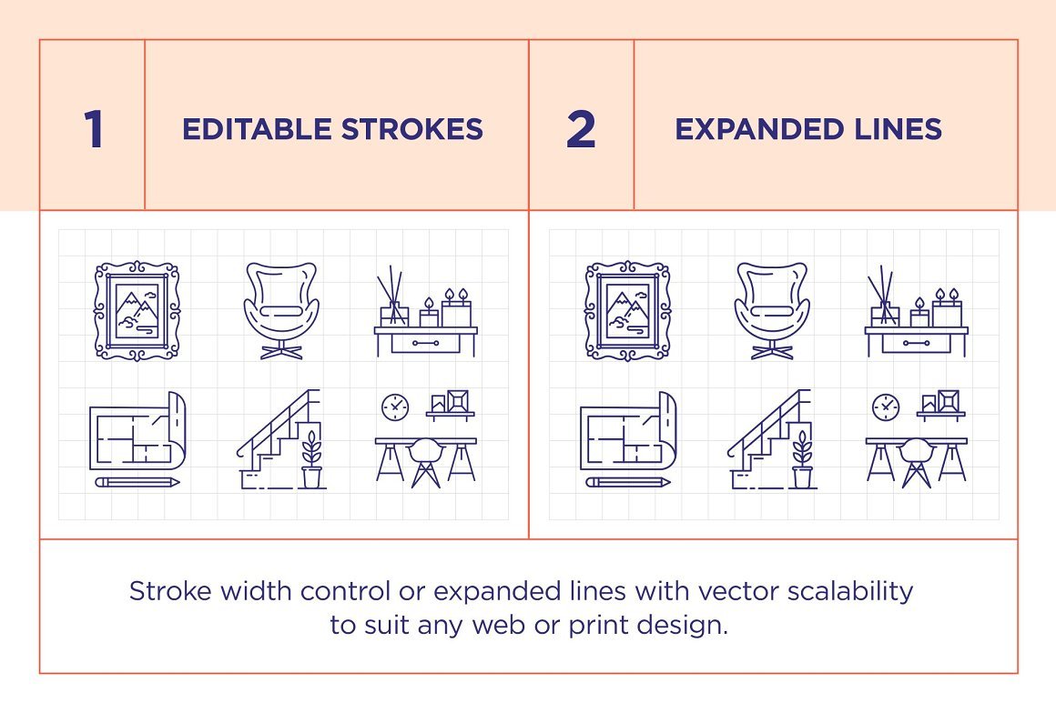 Mega Bundle 3100 line icons