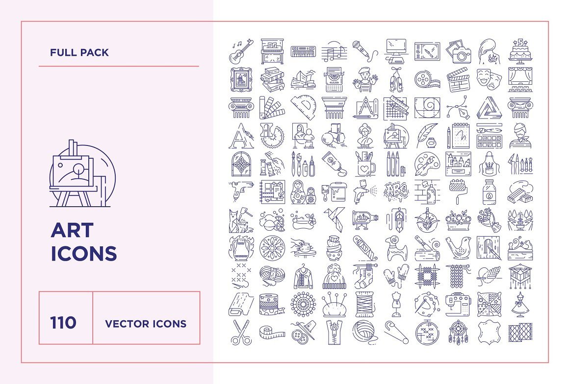 Mega Bundle 3100 line icons