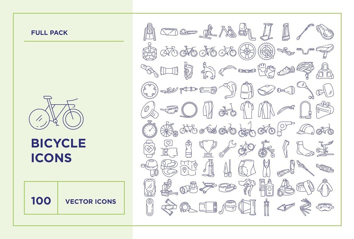 Mega Bundle 3100 line icons