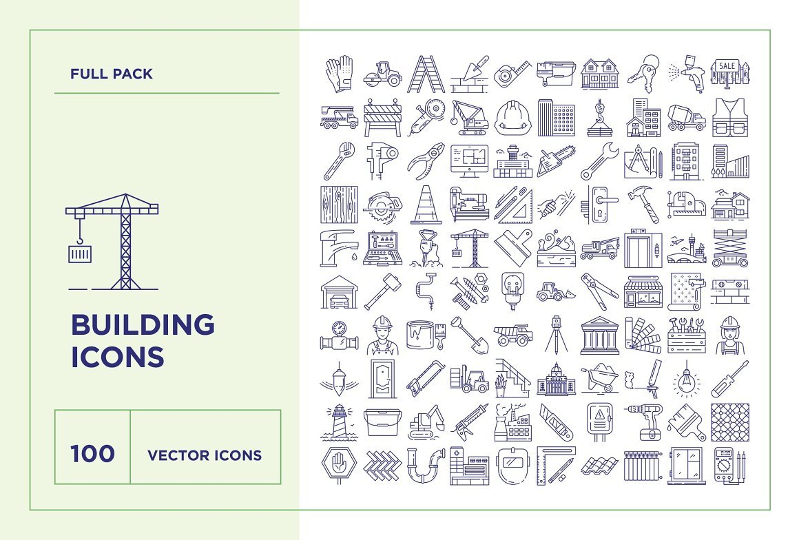 Mega Bundle 3100 line icons