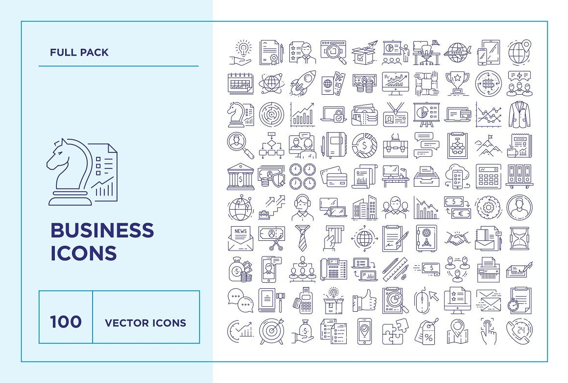 Mega Bundle 3100 line icons