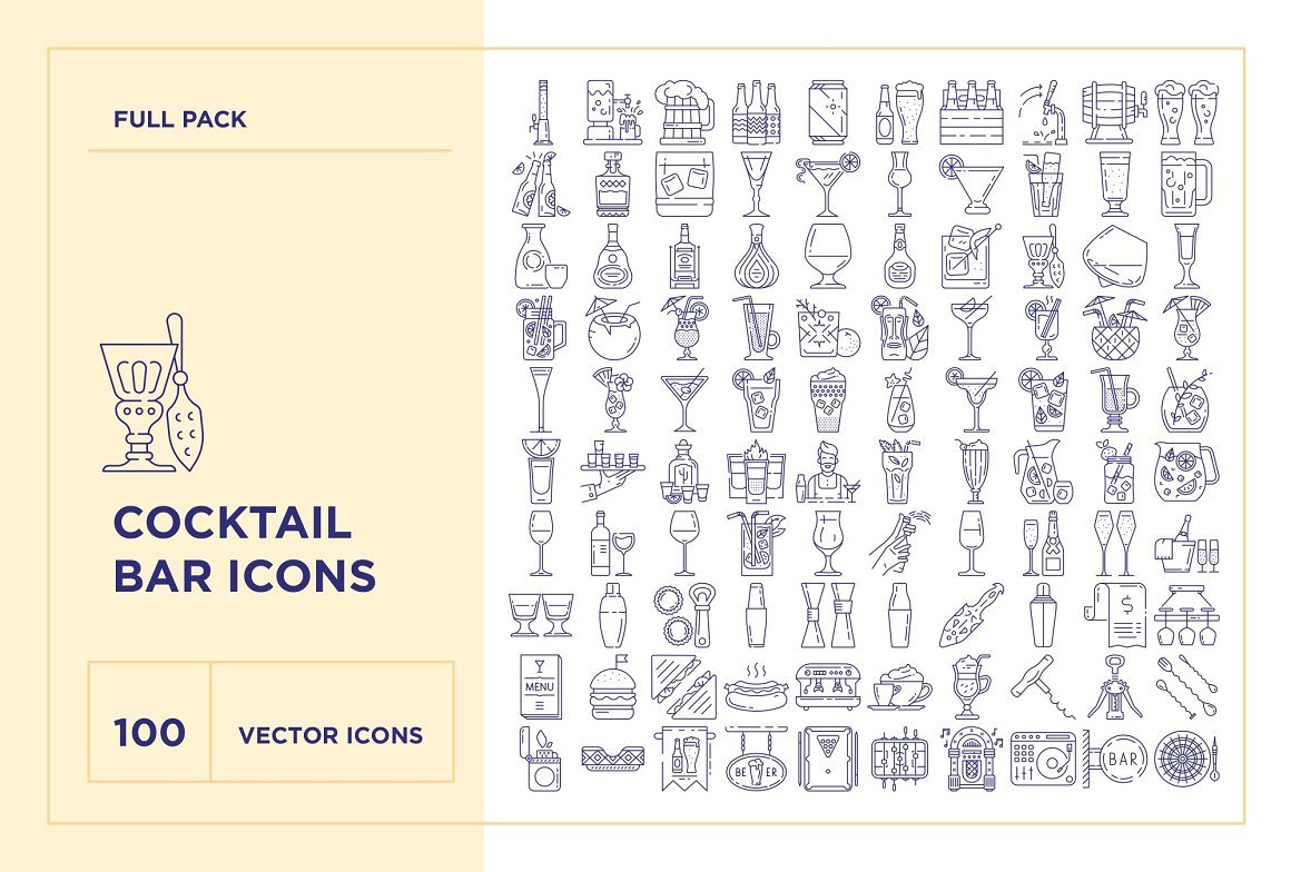 Mega Bundle 3100 line icons