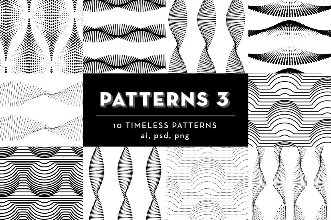 PATTERNS BUNDLE: 100 Geo Patterns