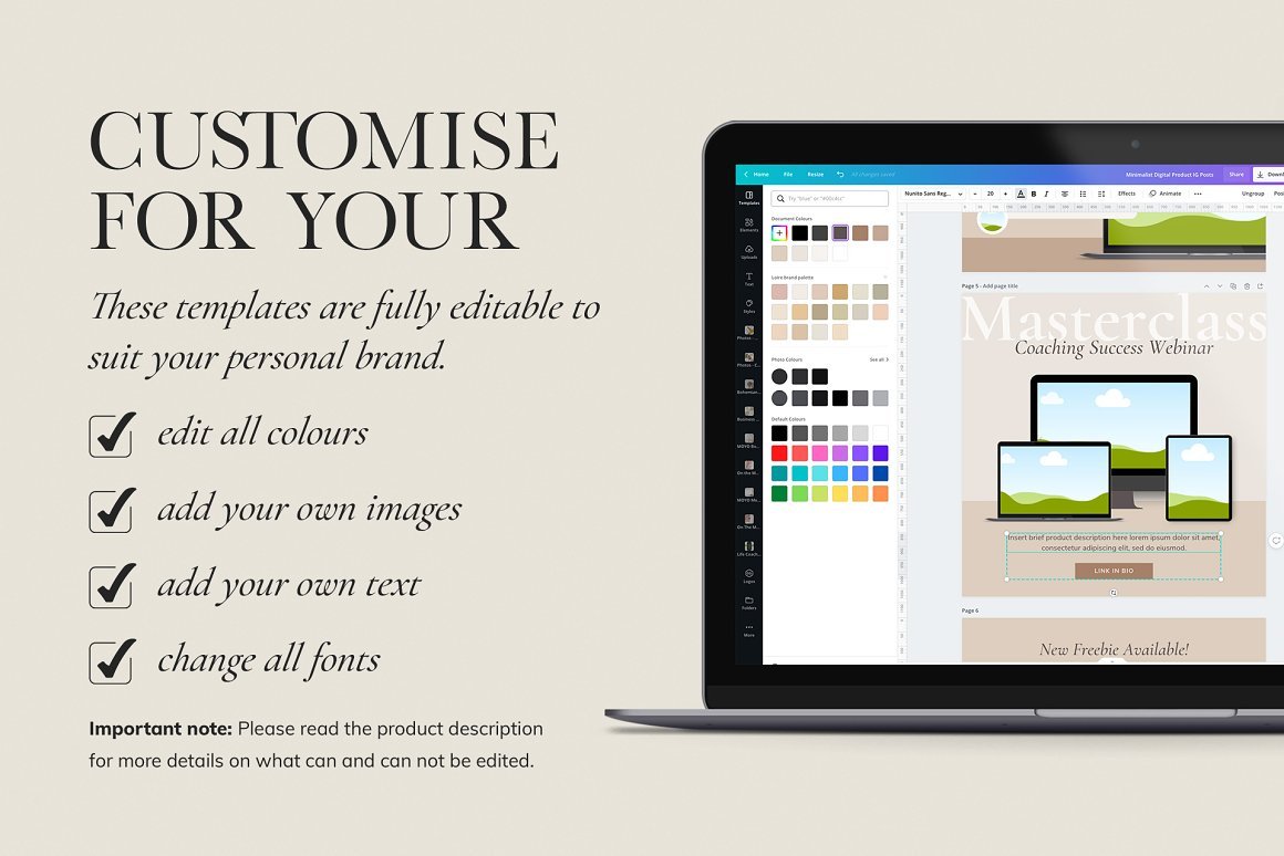 Social Media Digital Product Mockups