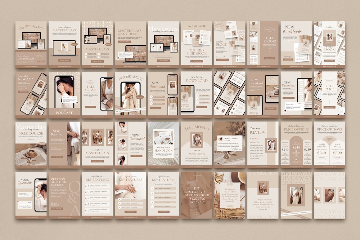 Social Media Digital Product Mockups