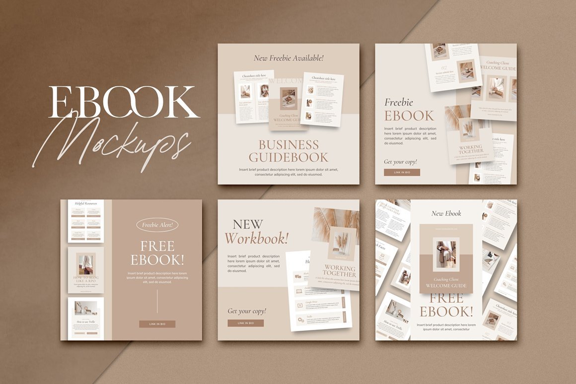 Social Media Digital Product Mockups