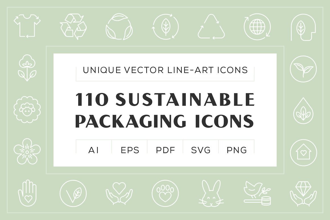 Sustainable Packaging Icons
