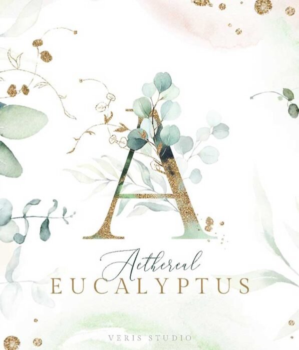 Aethereal Eucalyptus Alphabet Floral