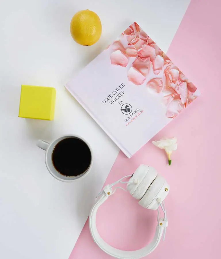 Book Cover Mockup PSD Free Download