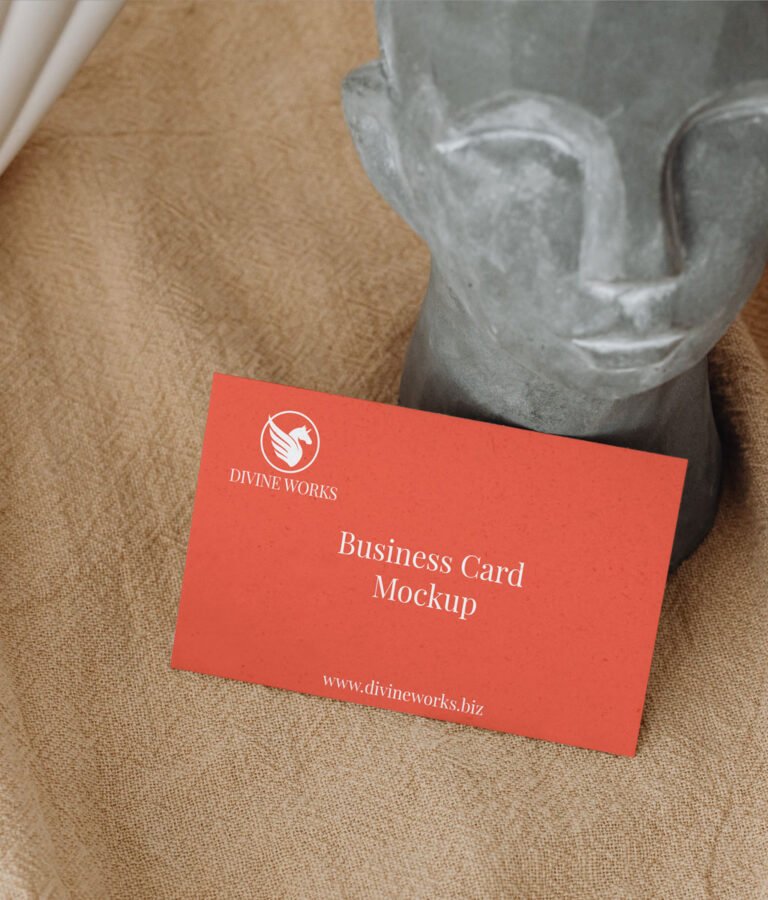 Business Card Mockup PSD free Download