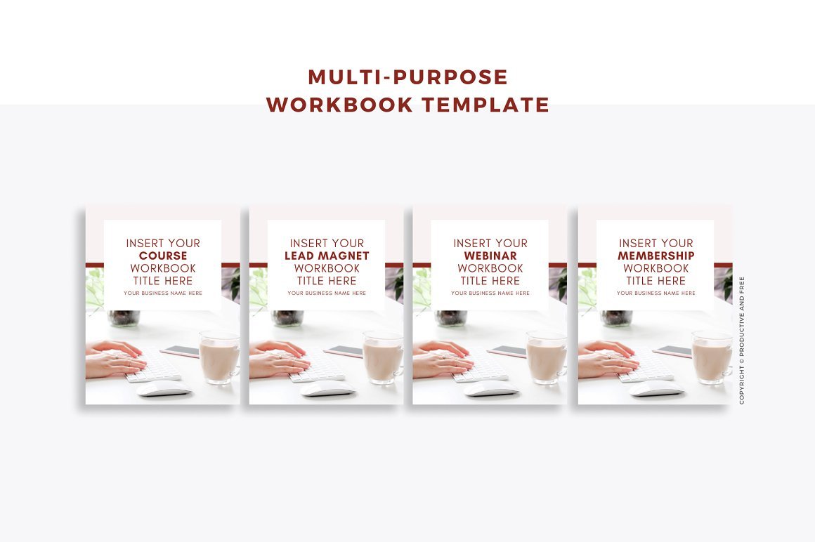 Canva Workbook Template Courses