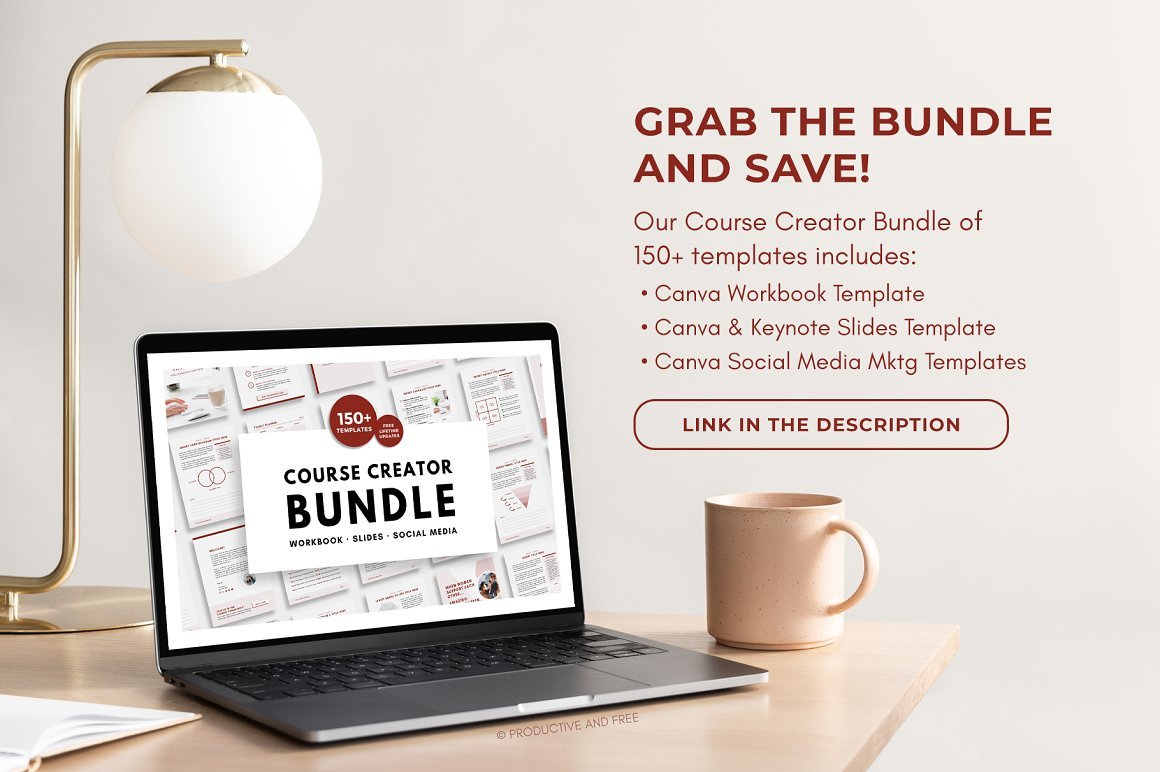 Canva Workbook Template Courses