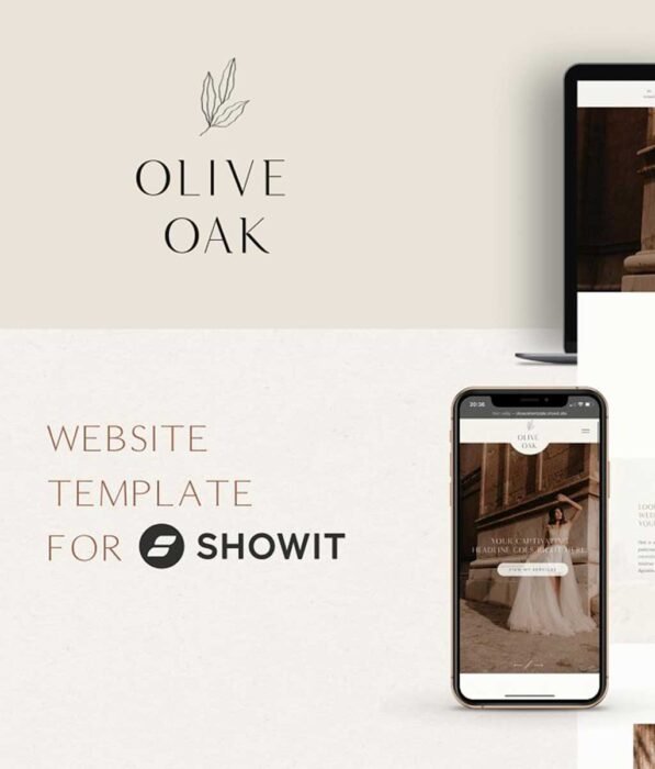 Elegant Showit Website Template