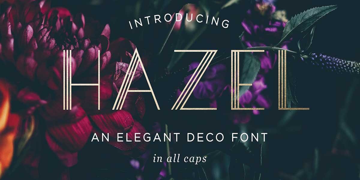 Hazel Deco Font