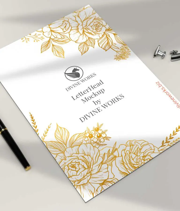 Letterhead Mockup Free Download