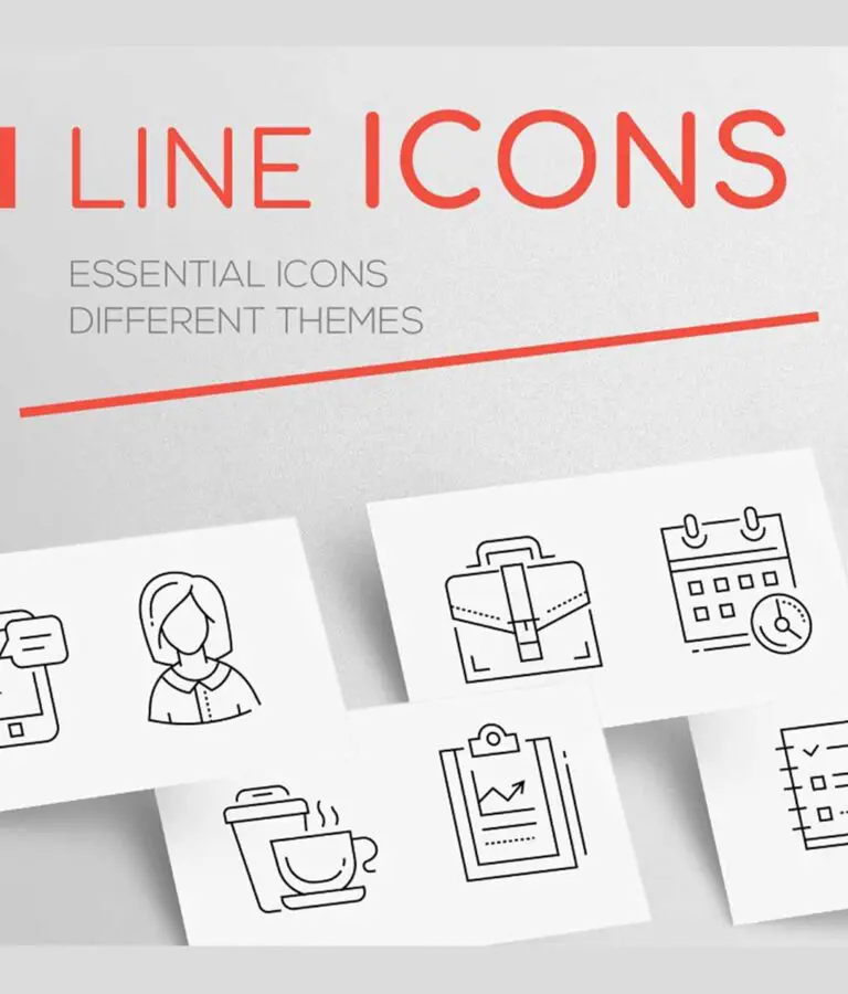 Line Design Icons Bundle
