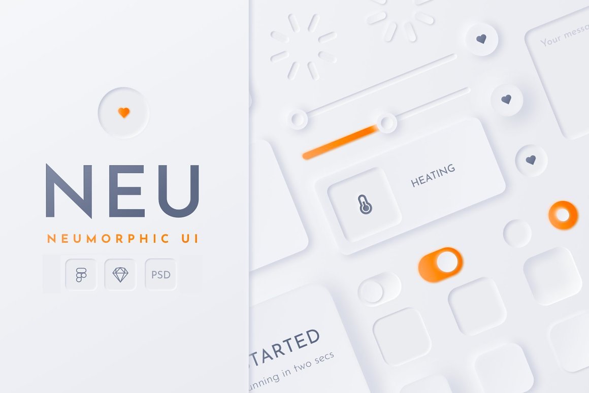 Neumorphic Soft UI Kit - NEU