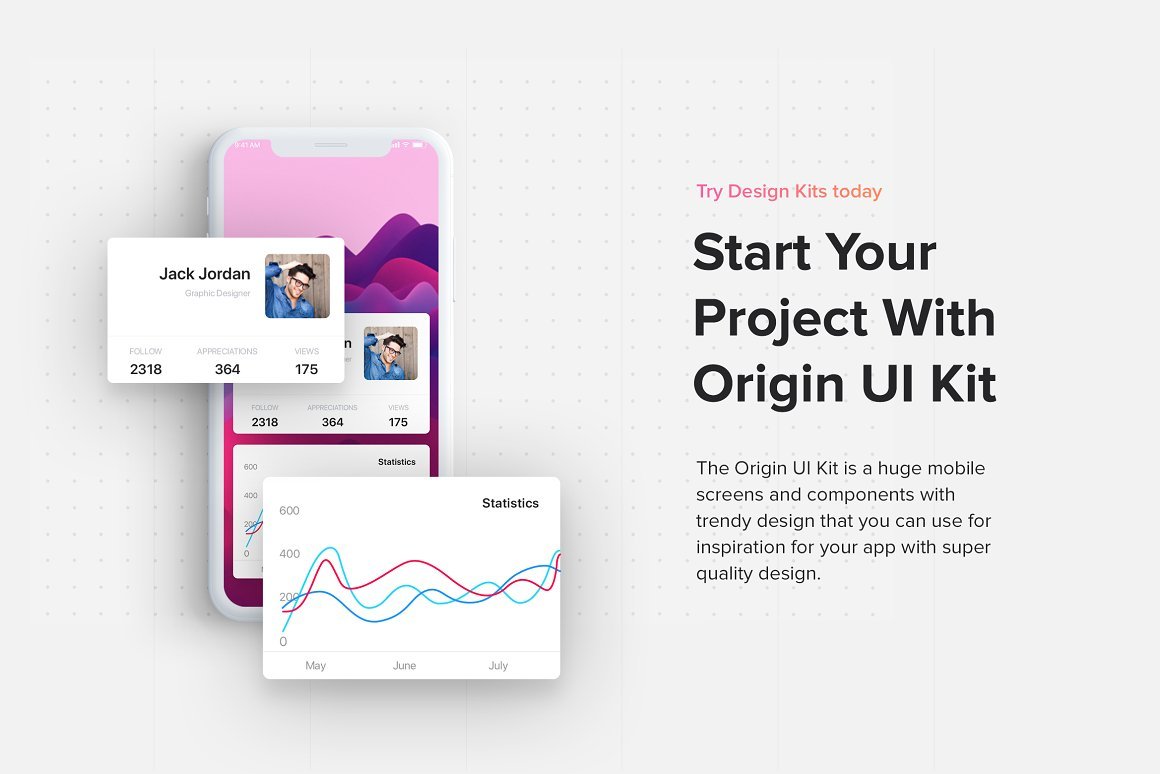 Origin Mobile UI Kit
