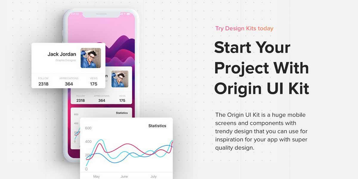 Origin Mobile UI Kit