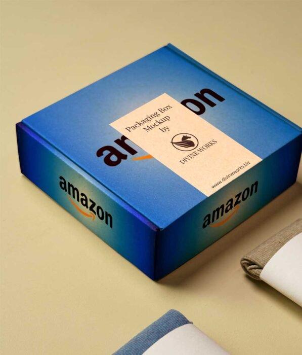 Packaging Box Mockup PSD Free Download