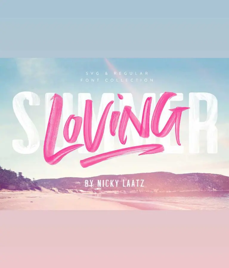 Summer Loving Font Collection