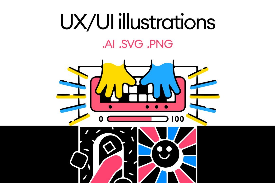 UX/UI Illustrations